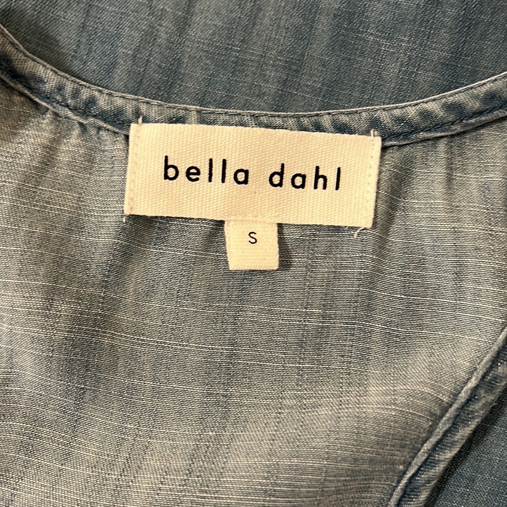 Bella Dahl Chambray Side Stripe Dress - Picture 5 of 6